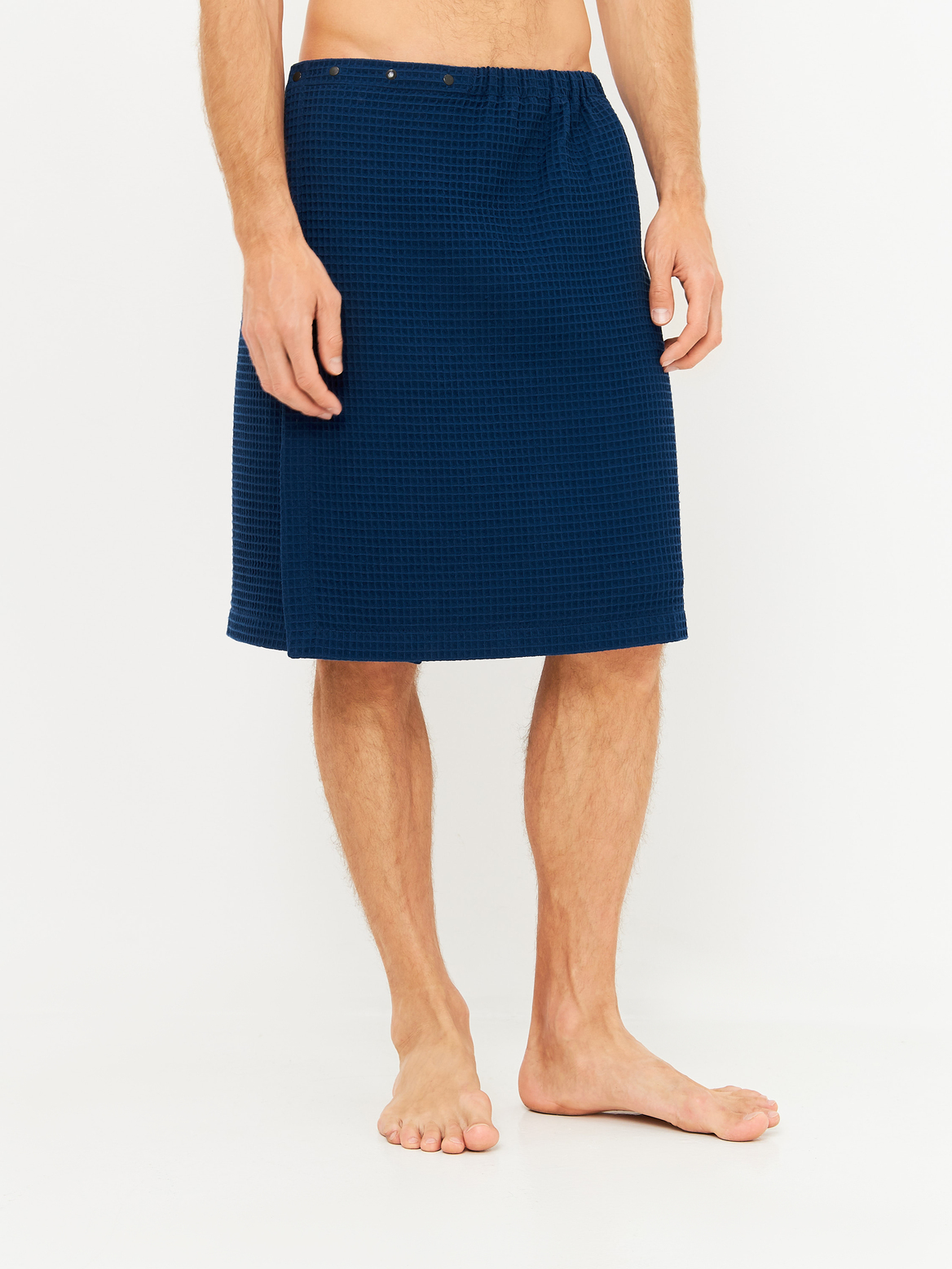 Килт банный темно-синий