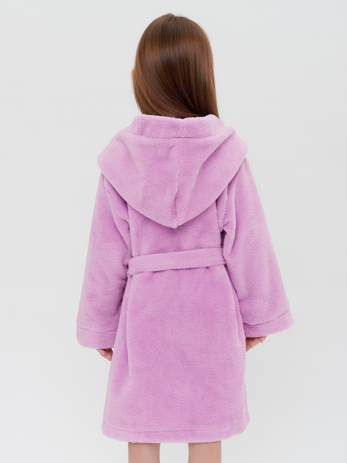 Детский халат из махры с бамбуком лаванда