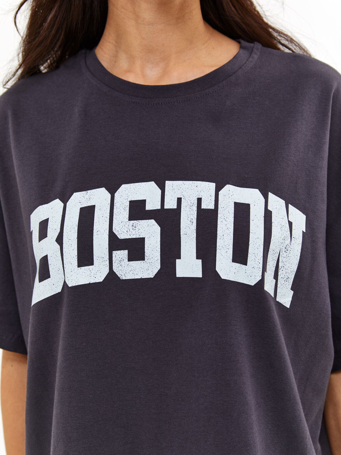 Футболка серый графит BOSTON